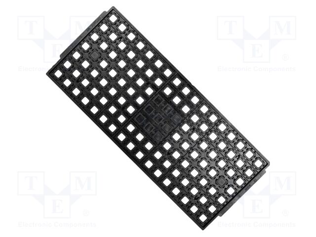 Electronic components tray; ESD; 13x13mm; black; PBGA