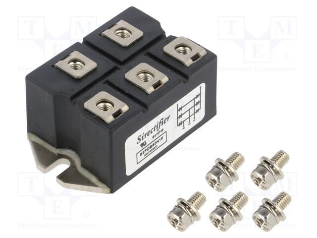 Three-phase bridge rectifier; Urmax: 1.8kV; If: 60A; Ifsm: 550A