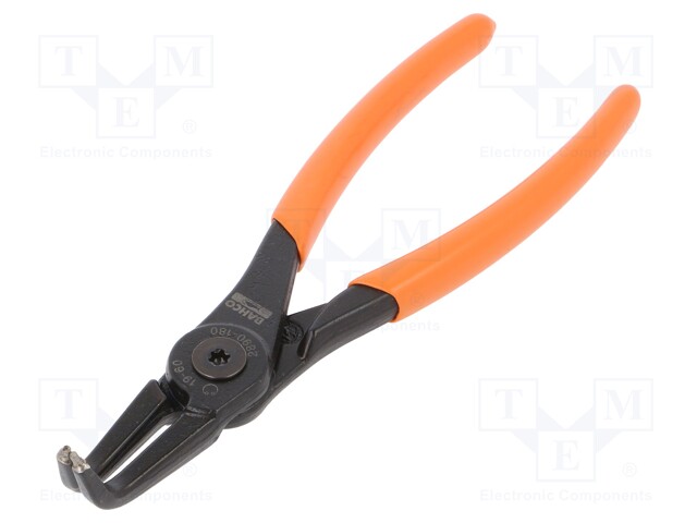 Pliers; internal circlip; Ring: internal; Pliers len: 180mm