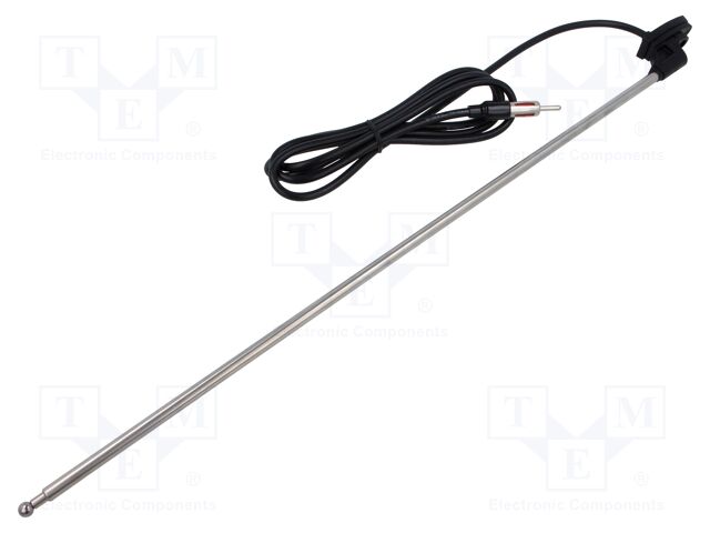 Antenna; telescopic,external; 1.23m; AM,FM; Mitsubishi,Nissan