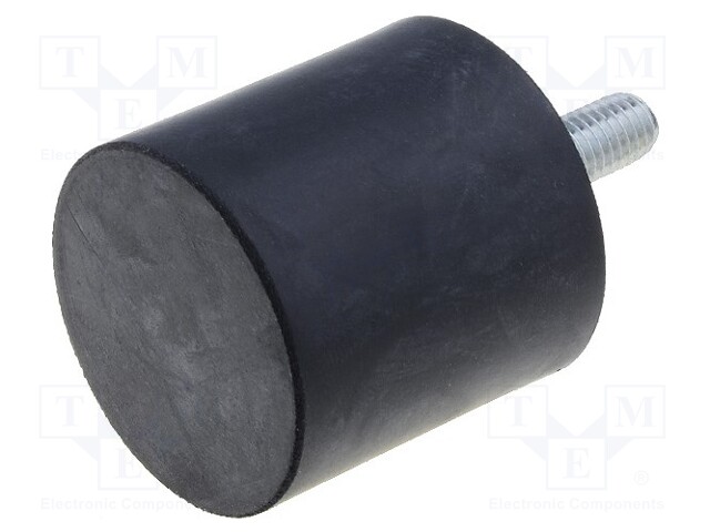 Vibroisolation foot; Ø: 40mm; H: 40mm; Shore hardness: 55±5; 1820N