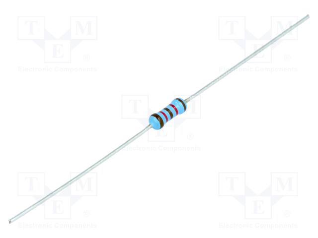 Resistor: metal film; THT; 12.1kΩ; 0.6W; ±1%; Ø2.5x6.5mm; -55÷155°C