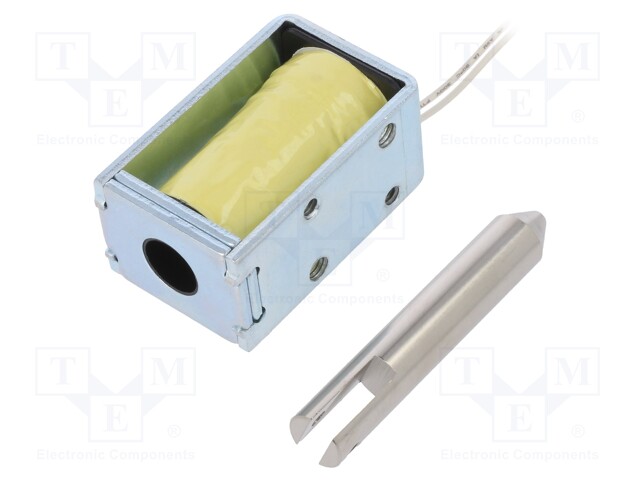 Electromagnet: pull; Usup: 12VDC; Power: 9W; Force: 52N; 11.42Ω