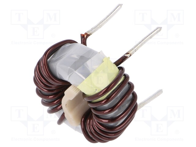 Inductor: wire; THT; 1mH; 39A; 2mΩ; 230VAC; 21x13mm; -20÷+50%; 10kHz