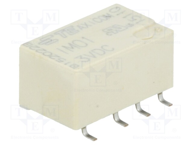 Relay: electromagnetic; DPDT; Ucoil: 3VDC; 0.5A/125VAC; 2A/30VDC