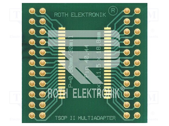 Board: universal; double sided,multiadapter; W: 72.6mm; L: 76.2mm