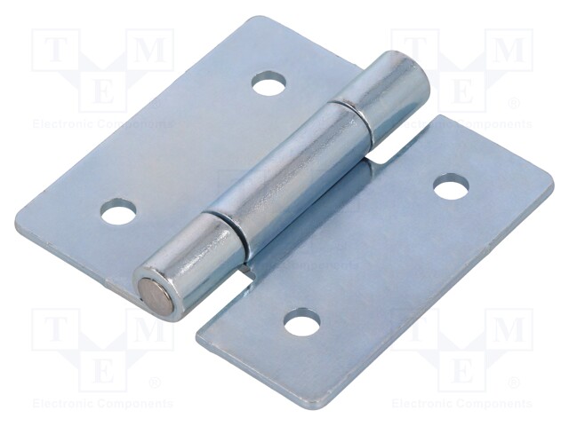 Hinge; Width: 60mm; zinc-plated steel; H: 60mm