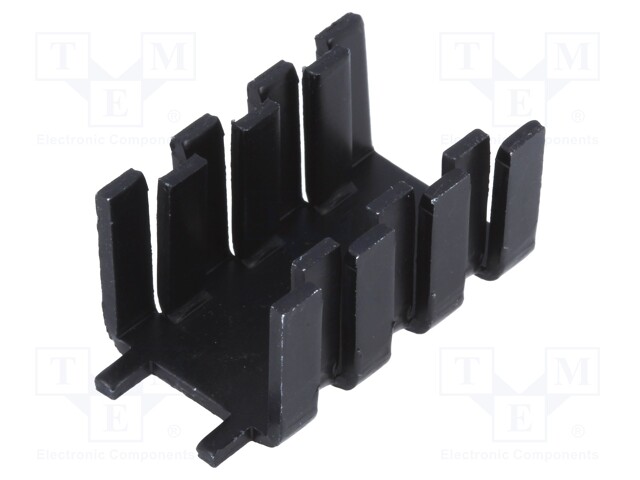 Heatsink: moulded; SOT32; black; L: 32mm; W: 18.5mm; H: 15mm; 16K/W