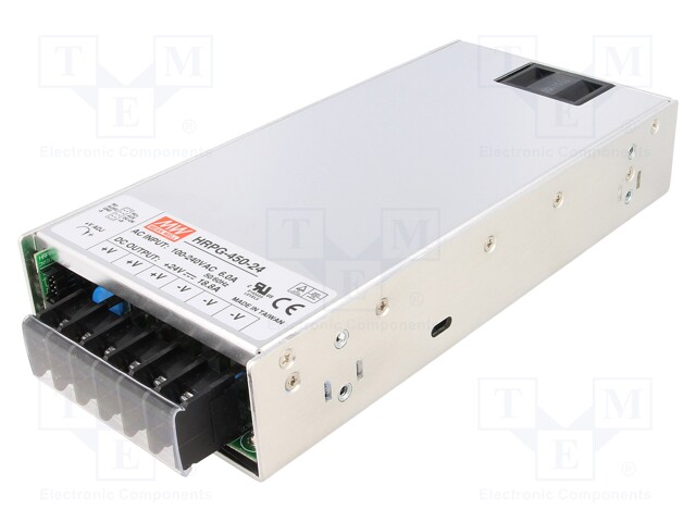 Power supply: switched-mode; modular; 451.2W; 24VDC; 218x105x41mm