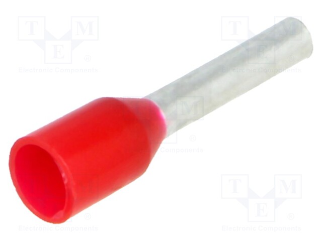 Bootlace ferrule; insulated; copper; Insulation: polypropylene