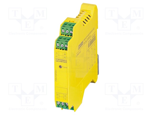 Module: safety relay; 24VDC; IN: 1; for DIN rail mounting; IP20