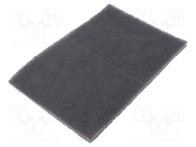 Wipe: micro abrasives material; 158x224mm; Colour: grey