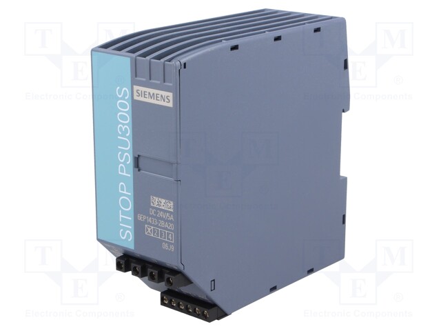 Power supply: switched-mode; 120W; 24VDC; 5A; 3x340÷550VAC; IP20