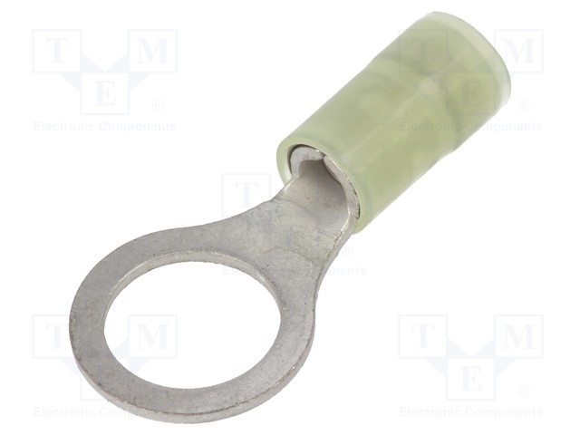 Ring terminal; M10; 2.5÷6mm2; insulated; tinned; copper; -55÷105°C