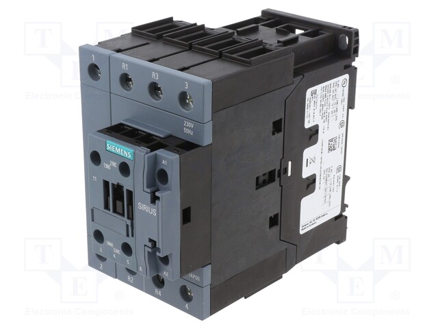 Contactor: 4-pole; NC x2 + NO x2; Auxiliary contacts: NO + NC