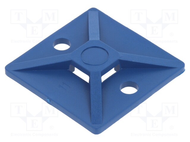 Screw mounted clamp; Application: for cable ties