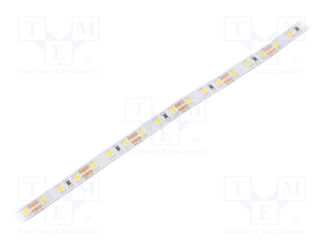 LED tape; white neutral; LED/m: 96; SMD; 2835; 12V; 8mm; white PCB