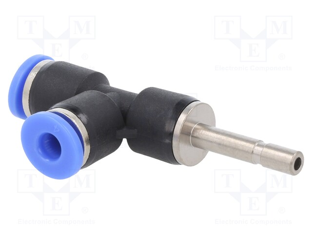 Plug-in distributor; T-tap splitter; -0.95÷15bar; BLUELINE; 4mm