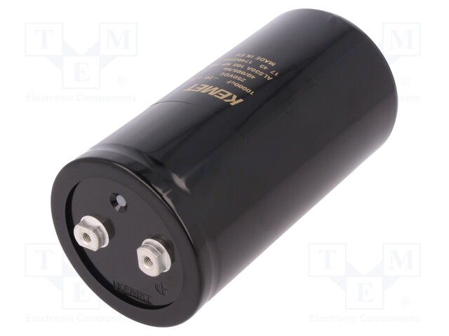 Capacitor: electrolytic; 10000uF; 250VDC; Leads: screw; ESR: 19mΩ