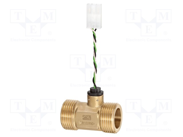 Sensor: turbine flowmeter; 4.5÷24VDC; 1÷60l/min; OUT: NPN