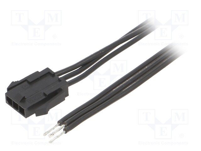 Cable; Micro-Fit 3.0; MX-43640-0300,male,cables; PIN: 3; 0.6m; 4A