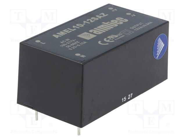 Converter: AC/DC; 9.9W; Uout: 5VDC; Iout: 2A; 75%; Mounting: PCB; 4kV