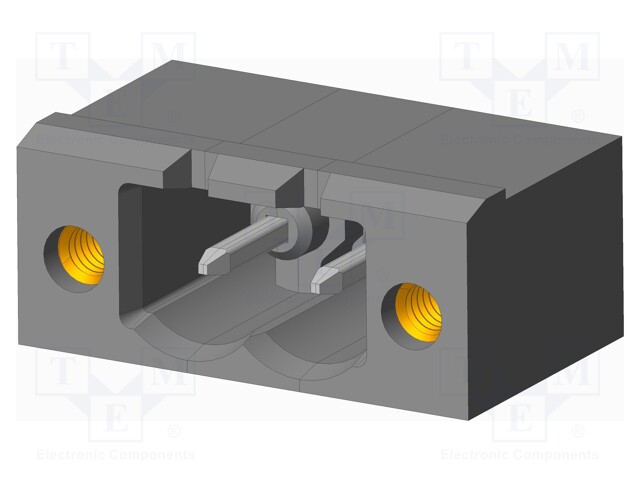 Connector: pluggable terminal block; socket; male; on PCBs