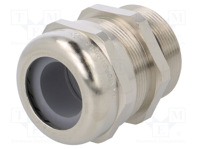 Cable gland; with long thread; M40; IP68; Mat: brass