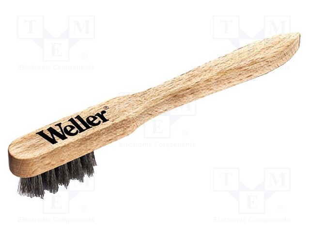 Tool: brush; stainless steel; Handle material: wood