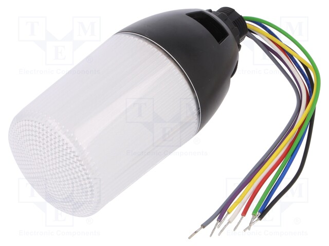 Signaller: signalling column; Usup: 24VDC; Usup: 24VAC; LED; IP65