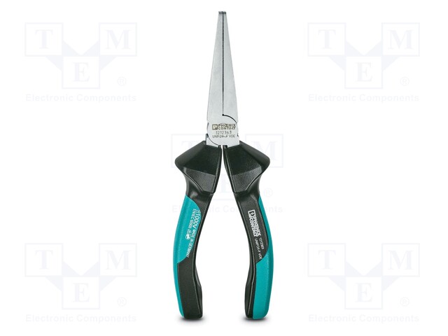 Pliers; flat; 160mm; Conform to: DIN/ISO 5745,EN 60900,VDE