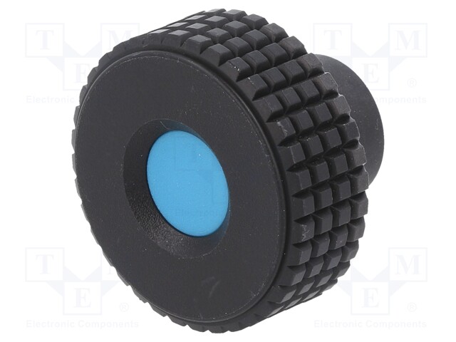 Knob; Ø: 31mm; Int.thread: M6; 12mm; H: 24mm; technopolymer (PP)