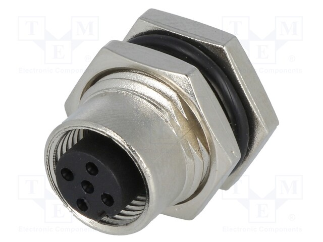 Socket; M12; PIN: 5; female; A code-DeviceNet / CANopen; THT; 60V