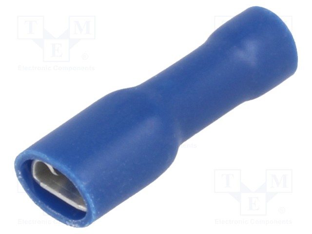 Terminal: flat; 4.8mm; 0.5mm; female; 1.5÷2.5mm2; crimped; blue