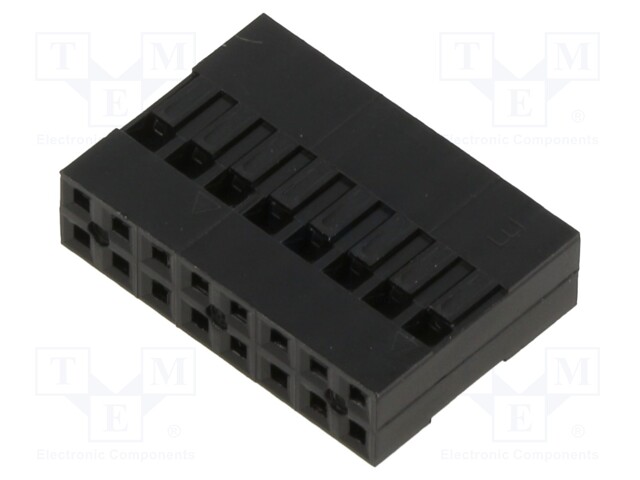 Connector Housing, M20 Series, Receptacle, 16 Ways, 2.54 mm, M20 Series Crimp Contacts