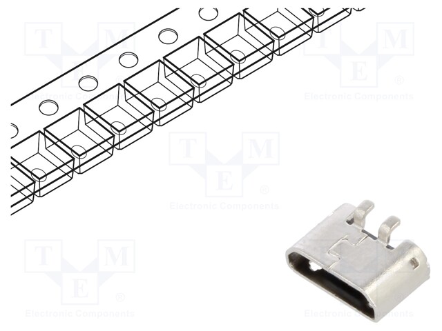 Socket; USB B micro; SMT; PIN: 5; vertical; USB 2.0; 1.8A