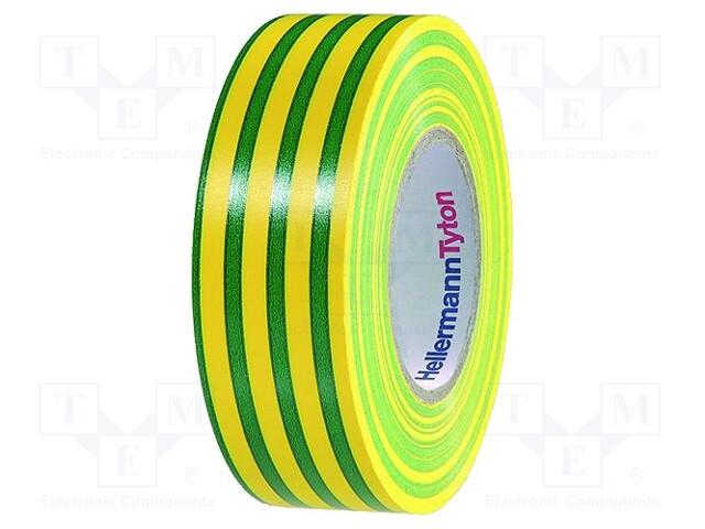 Tape: electrical insulating; W: 19mm; L: 25m; D: 0.15mm; PVC film