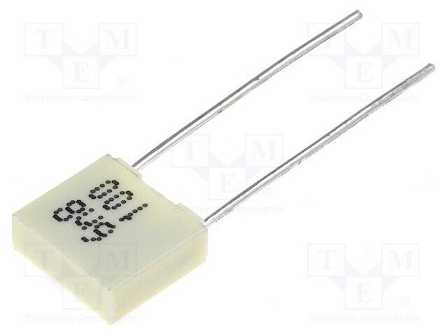 Capacitor: polyester; 6.8nF; 63VAC; 100VDC; Pitch: 5mm; ±10%