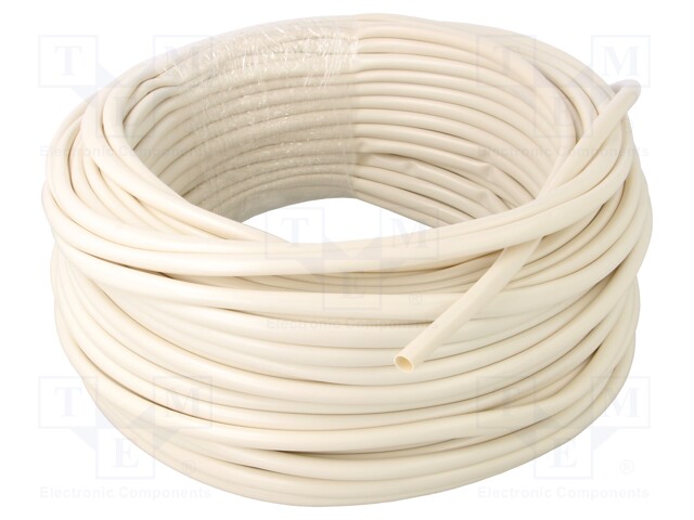 Insulating tube; PVC; white; -45÷125°C; Øint: 25mm; L: 20m