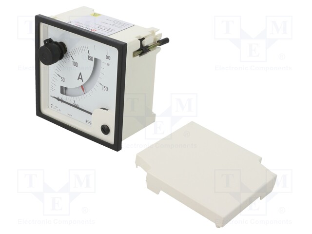 Meter: panel; analogue; 0/150÷180A,0/150÷300A; Iin: 1/1,2/2A; IP52