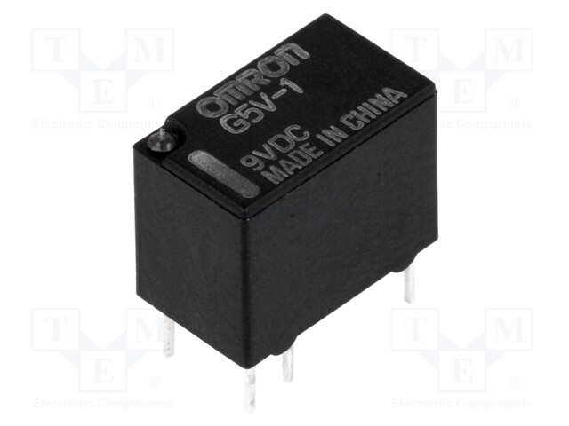 Relay: electromagnetic; SPDT; Ucoil: 9VDC; 0.5A/125VAC; 1A/24VDC