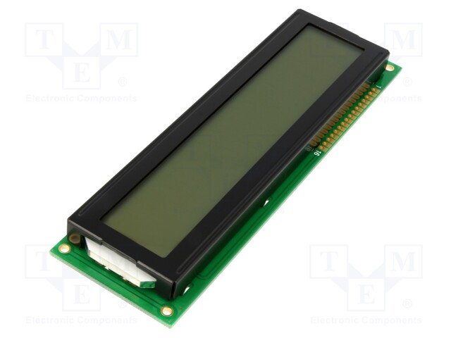 Display: LCD; alphanumeric; FSTN Positive; 20x2; 146x43x14mm; LED