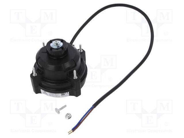 Motor: EC; 1300rpm; 20W; 230VAC; 150mA; Bearing: ball bearing; IP64