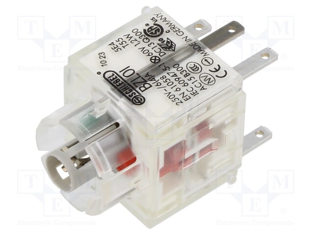 Contact block; -30÷70°C; Illumin: yes; IP00; Contacts: NO x2; 3mm