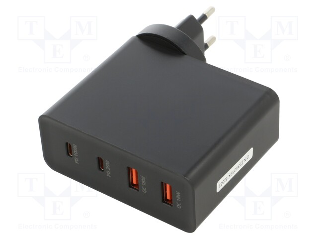 Power supply: switching; mains,plug; 5VDC,; 5A; 120W; Plug: EU