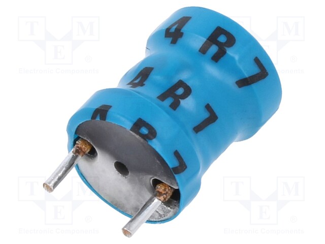 INDUCTOR, 4.7UH, 20%, 5.8A, RADIAL