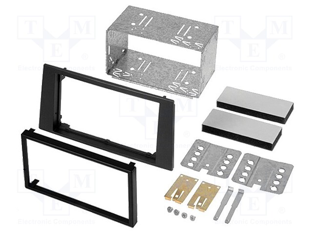 Radio mounting frame; Ford; 2 DIN; anthracite