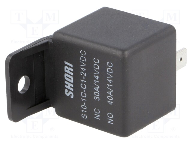 Relay: electromagnetic; SPDT; Ucoil: 24VDC; 40A; automotive; 1.8W