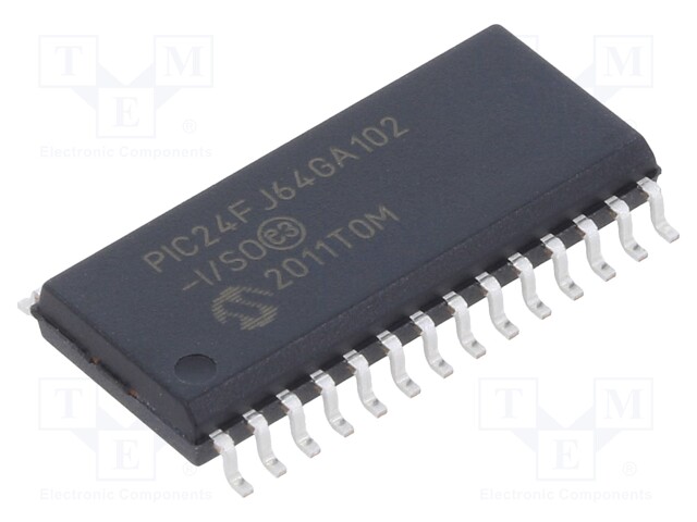 PIC microcontroller; Memory: 64kB; SRAM: 8kB; 32MHz; SMD; SO28