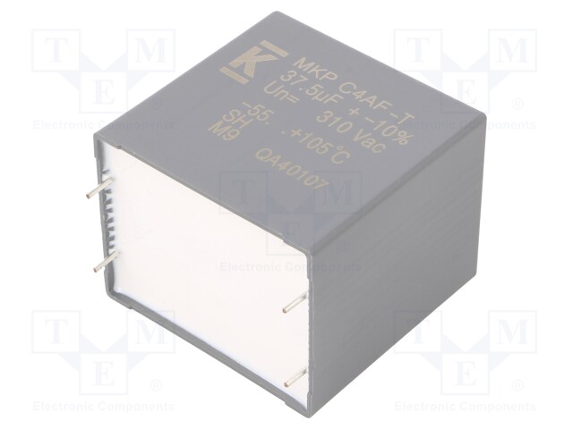 Capacitor: polypropylene; DC-Link; 37.5uF; ESR: 2.2mΩ; THT; ±10%